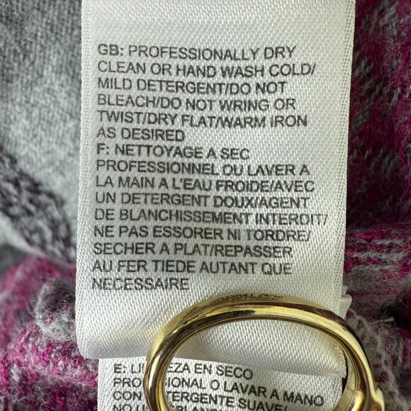 The North Face Knit Wool Blend Pullover Sweater Large Nordic Gray Baby Doll - Picture 8 of 9